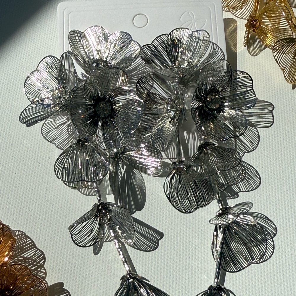 Zara Kate Middleton cascading floral earrings - Picture 16 of 16